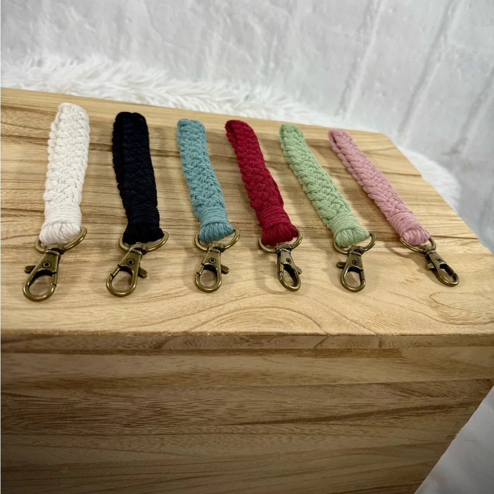 Braided Woven Wrislet Keychain‎ Strap